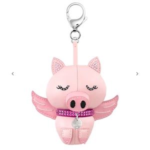 Bu Bu Bag Charm, Pink, Stainless steel
